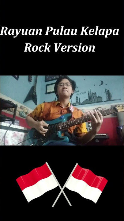 Rayuan Pulau Kelapa Rock Version One Man Band #Shorts