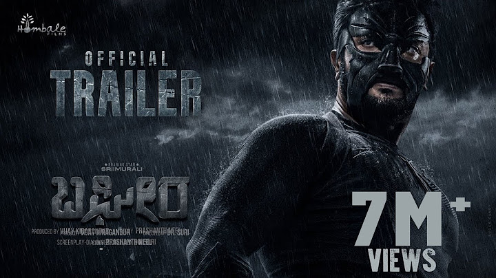 Bagheera Kannada Official Trailer | Sriimurali & Rukmini | Dr Suri | Prashanth Neel | Hombale Films