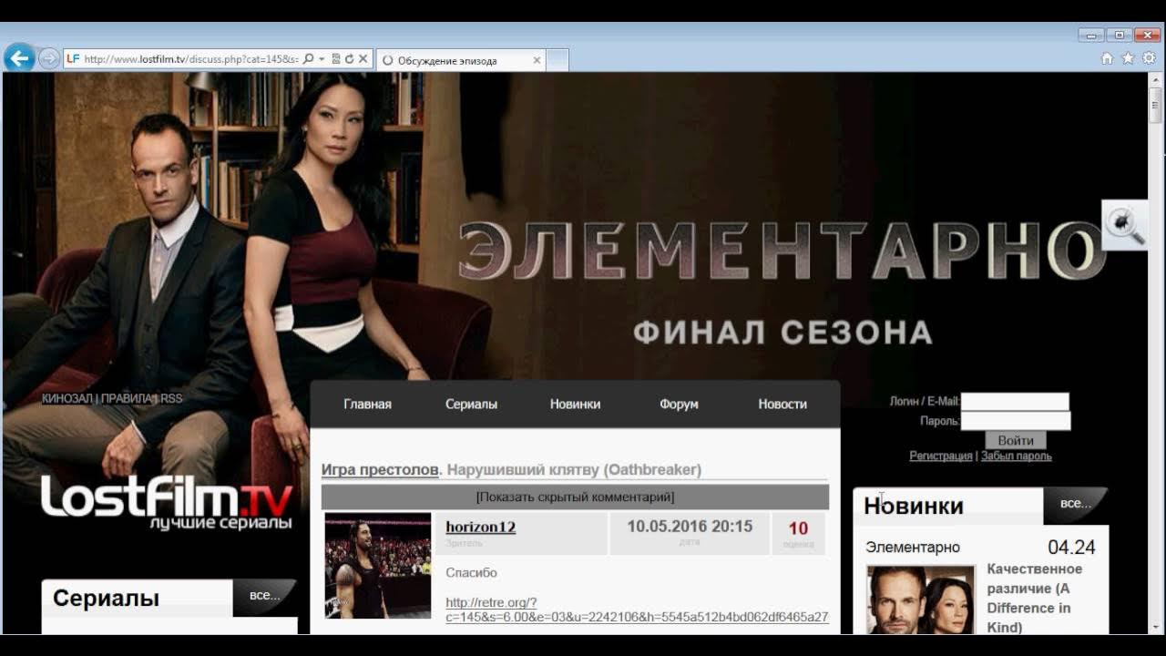 LostFilm.TV Официальное сообщество сайта LostFilm.TV, посвященного лучшим западн