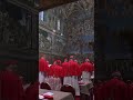#shorts El Papa León XIV recibe el homenaje de los cardenales tras la elección