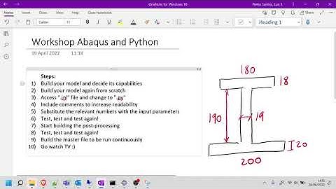 Python for Abaqus - 1.1: Modelling - SS I-beams