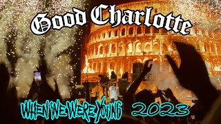 Good Charlotte (ft. Lil Wayne) Live When We Were Young 2023 Partial Set