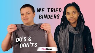 How to use a binder safely