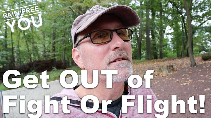 Get out of the fight or flight stress response.