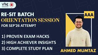 ACCA AAA Re-sit Orientation Sep'26 Attempt | Resit Strategy 2026 | How to Pass in Your Next Attempt