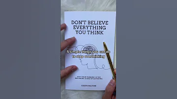 5 Simple Ways To Reduce Overthinking 