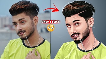 vector art in 1 click😲 | vector art tutorial | vector art kaise banaye step by step