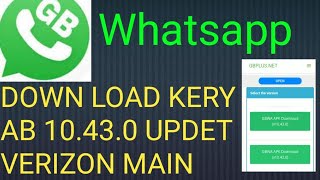 Gb wtsapp updated version 10.43.0 how to download screenshot 1