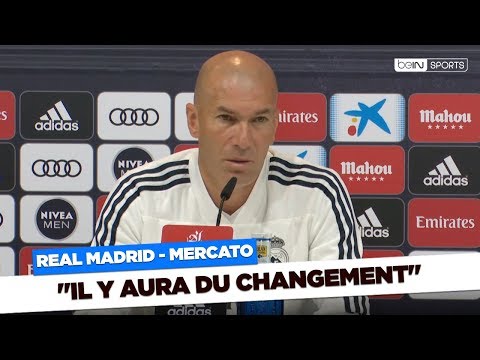 Real Madrid / Mercato - Zidane : "Il y aura du changement"