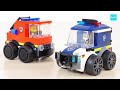 レゴ シティ ライドｰ ポリストラック 消防車 60481 60482 ／ LEGO City Rides – Police Truck & Fire Truck Speed build thumbnail