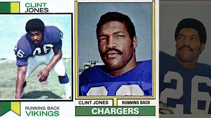 Legendary Running Back Clinton Jones Football Mont...