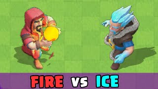 Every Wizard Levels Vs Every Ice Wizard Levels!..Clash Royale