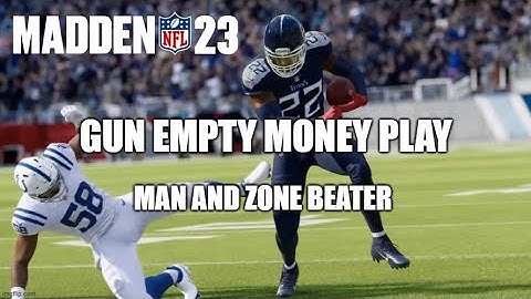 Madden 23 Glitches Cheats and Tips - Gun Empty Money Play - Man/Zone Beater