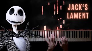 Jack's Lament − The Nightmare Before Christmas − Piano Cover + Sheet Music