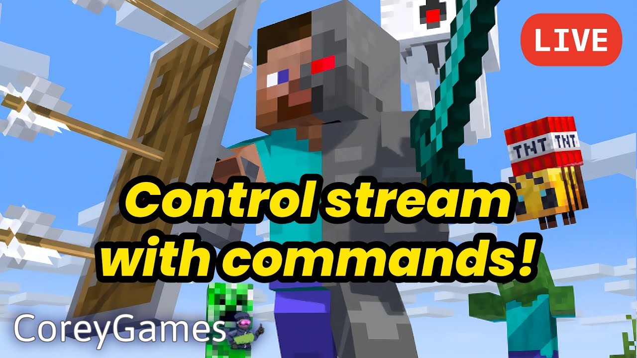 [VOD] Interactive Minecraft | Streamer vs Viewer | Shorts Live - YouTube