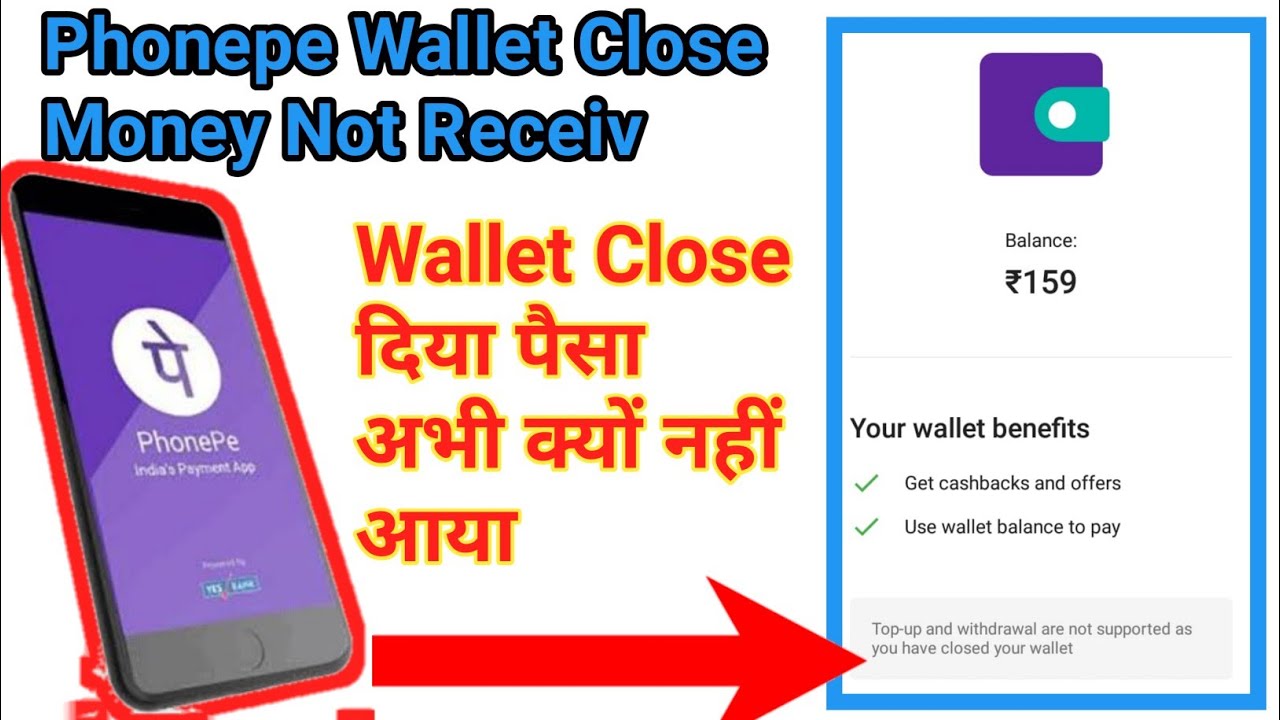 Phonepe Wallet Close Wallet Balance Bank Account 