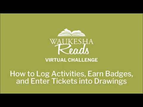 How to Log Activities for the Waukesha Reads Virtual Challenge