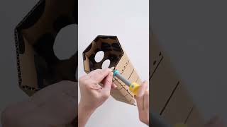 Let's make a rocket with recycled cardboard and Makedo! 🚀 #makersgonnamake