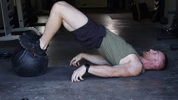 Med Ball Hamstring Curl