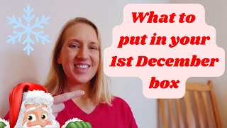 First December box - 20 ideas for you, on a budget