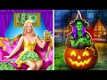 HALLOWEEN DAY DRAWING 👻🎃 Wicked Elfaba vs Glinda Things To Make Out Of Cardboard