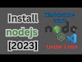 How To Install Node In Windows