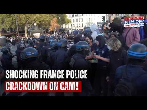 PARIS STUDENT UNREST DEEPENS | Dramatic France Police Crackdown Caught On Cam | Gen-Z Stir | WATCH