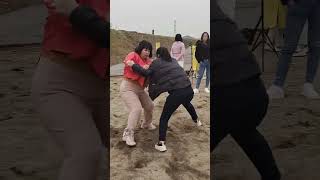 Girl vs girl freestyle wrestling