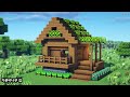 ⚒️Minecraft : How To Build a Survival Spruce House - 마인크래프트 강좌 : 야생 가문비나무 집 만들기