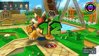 Mario Party 10 - Mario vs Luigi vs Peach vs Rosalina vs Bowser - Mushroom Park