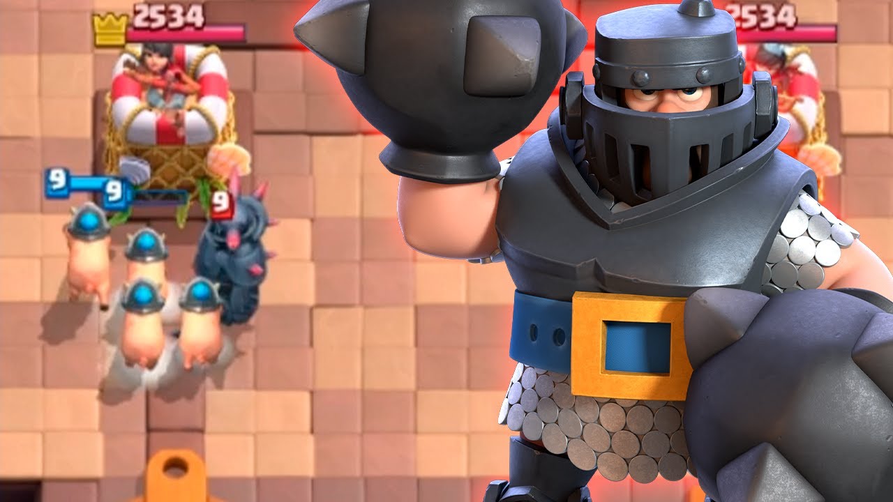 Juego con Mega Caballero y dejo de ducharme en el Torneo Real [Clash Royale]