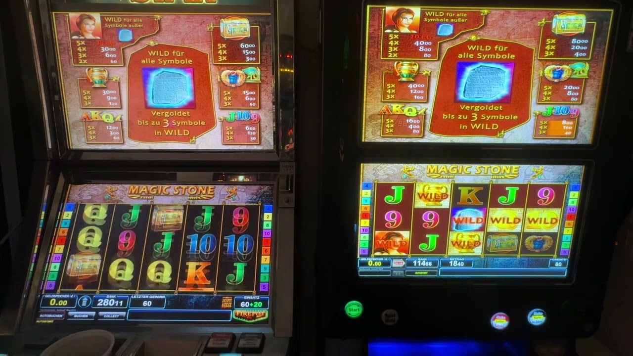 👉🏻😘Bally Double Feature Magic Stone im Vergleich viele Steine Zocken Spielhalle Spielautomat☝🏼😄👈🏻