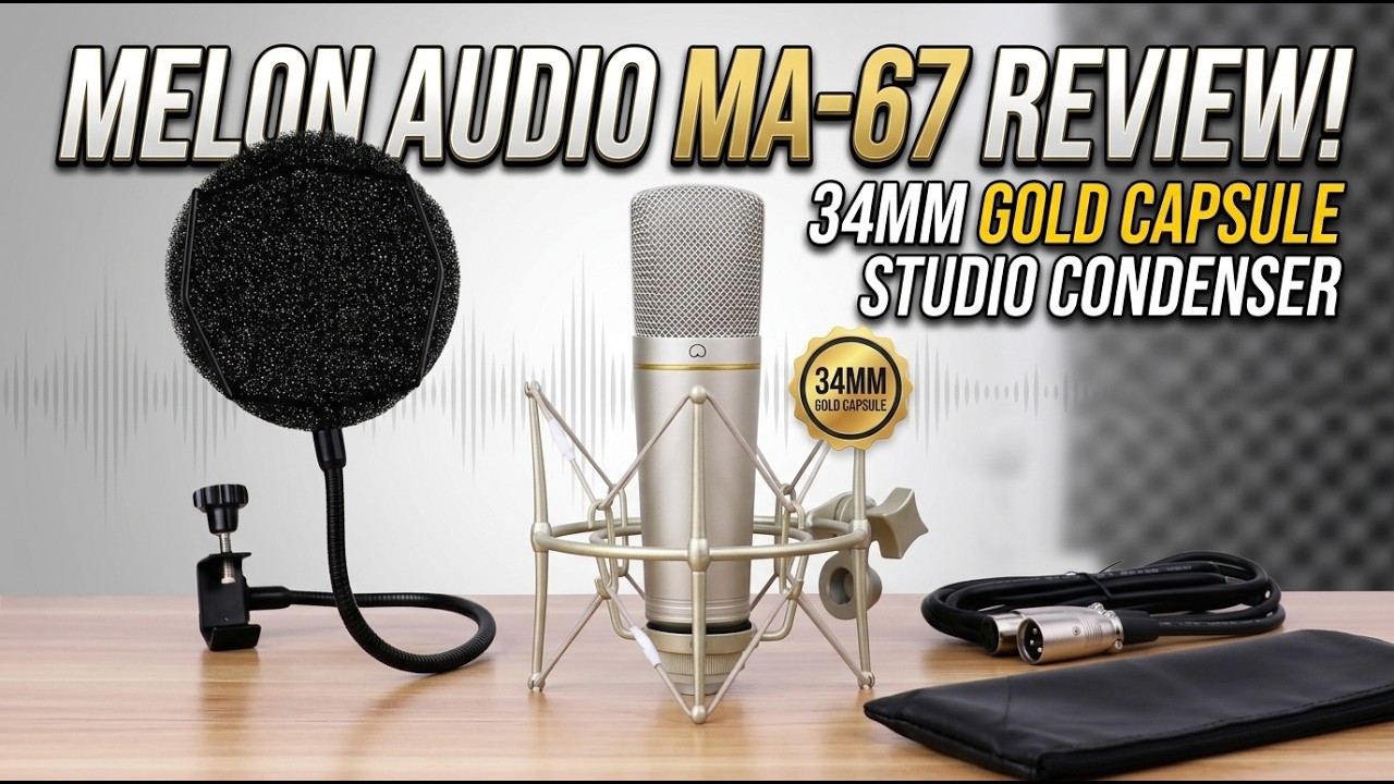 Melon Audio MA-67 Review: 34mm Gold Capsule Studio Condenser