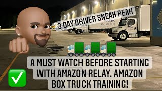 Must watch before starting with Amazon Relay. Amazon Box Truck Training! #amazon #boxtruck #logistic