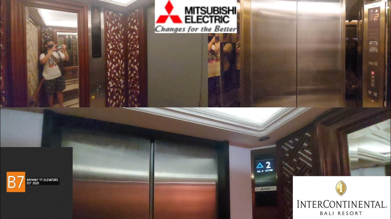 3x Mitsubishi Traction Elevator , Intercontinental Bali Resort  , Jimbaran , Bali