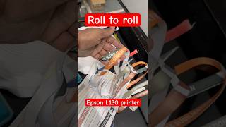 Roll to Roll printing (Epson L130 printer) #sublimation #viral #lanyardprinting