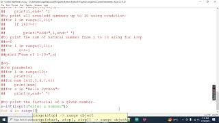 Python Ch 2 (Control Statements) Day 15