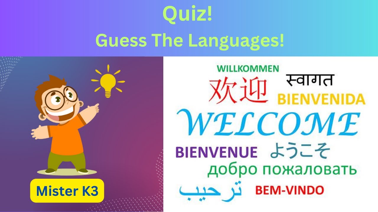Guess The Language: Language Quiz Challenge!