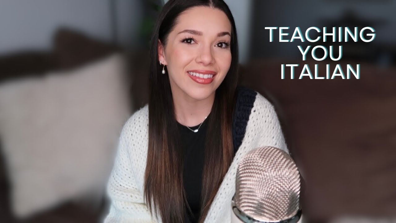 ASMR in Italian 🇮🇹 Teaching You Words and Phrases