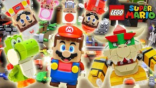 レゴマリオ【ただ片づけるだけ】フルコンプしたALL16セットをかたずける