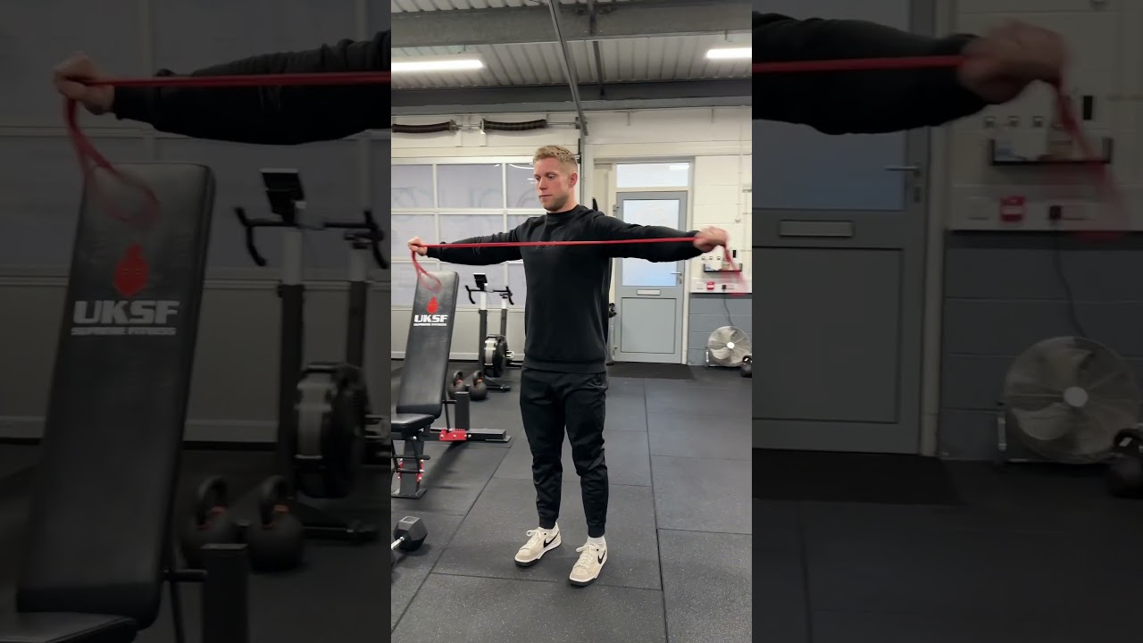 Band Pull Apart Movement Demo | Pure Results Fitness