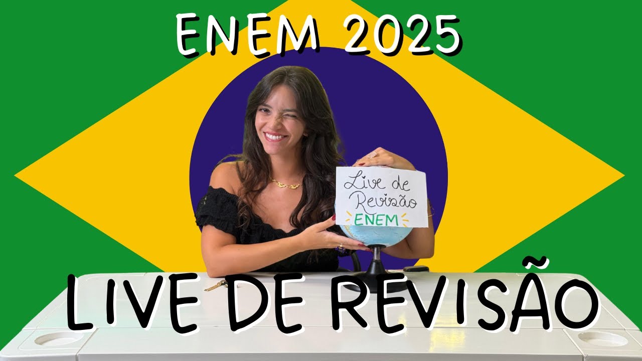 LIVE DE REVISÃO ENEM 2025 - ESCRAVIDÃO, GUERRA DO PARAGUAI E REPÚBLICA