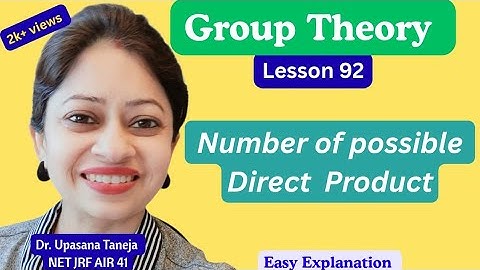 Direct Product Group: Fast Tricks +  Exam MCQs 💡