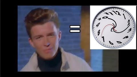 Rickroll but it gets faster every time Rick Astly shows in front of the camera