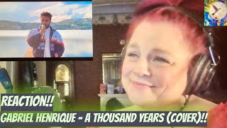 Gabriel Henrique - A Thousand Years (cover)!! Reaction!! Sooo emotional!!