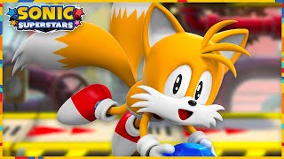 Sonic Superstars - Press Factory Zone (Tails gameplay)