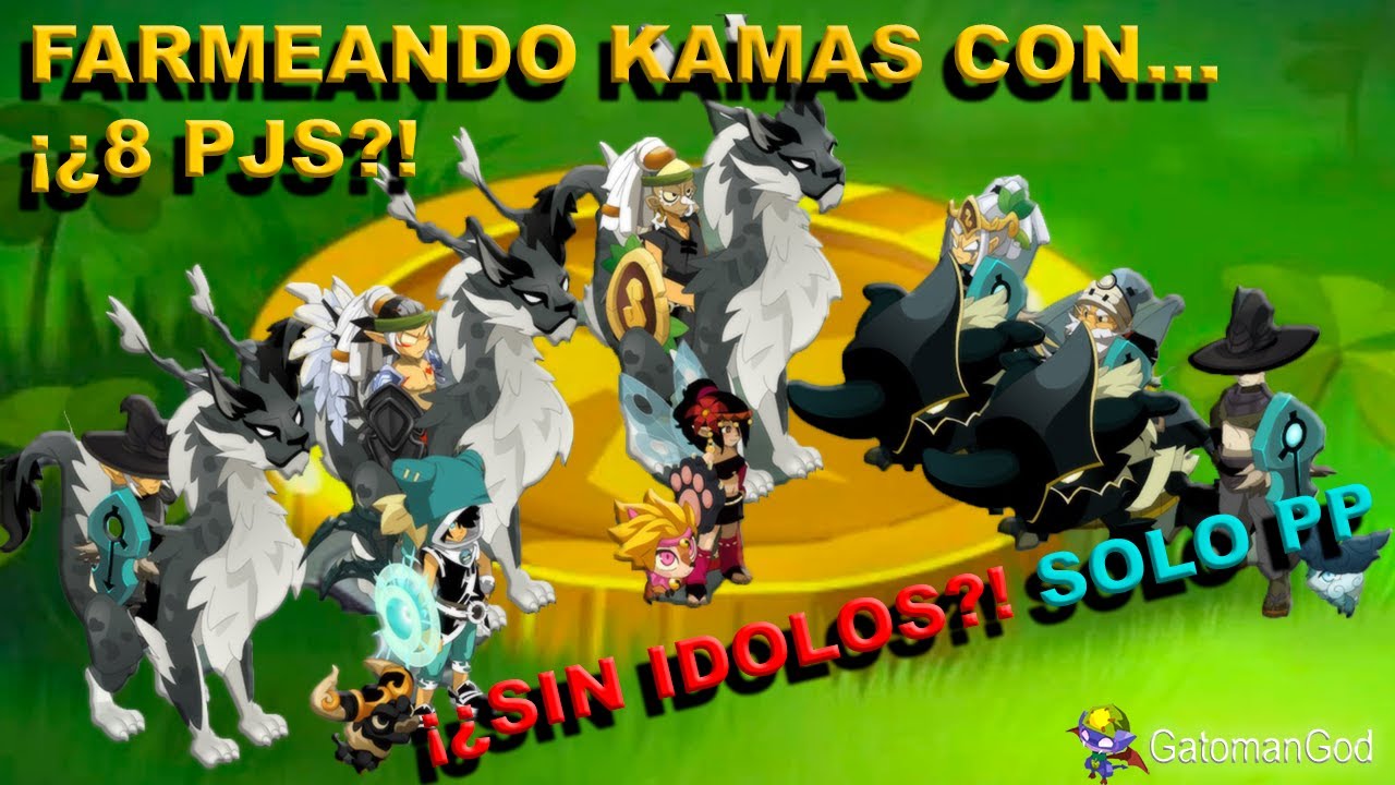 [DOFUS] 5 Dias Antes de Dofus 3 Farmeando Kamas con 8 Cuentas+Explicacion de como Funciona el Método