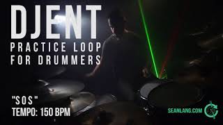 Djent - Drumless Track for Drummers - "SOS"