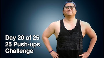 Day 20 of 25 Push-ups in 25 days - For PTSD (Post Traumatic Stress Disorder)