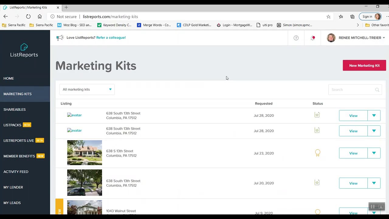 How to Create a Marketing Kit on List Reports for Realtors - YouTube